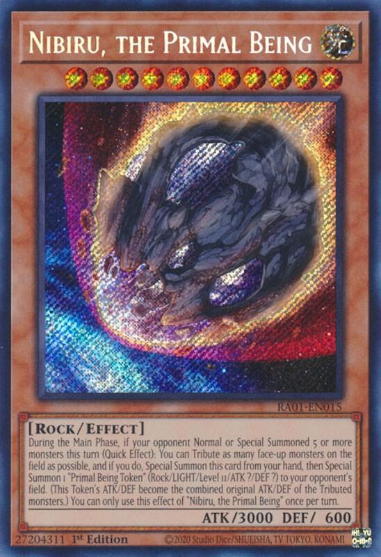 Nibiru, the Primal Being (Secret Rare) - 25th Anniversary Rarity Collection (RA01)