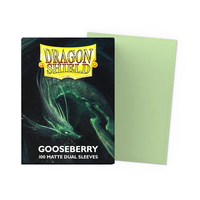 Dragon Shield Standard Size - Gooseberry - Matte Dual Sleeves (100)