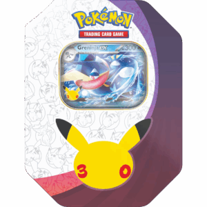 Pokémon TCG 30th Celebration - Greninja Ex Tin (Preorder)